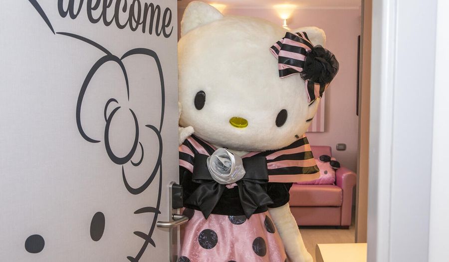 Stanza a tema Hello Kitty