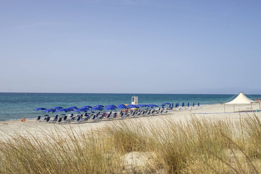 la spiaggia bandiera blu di Sellia Marina
