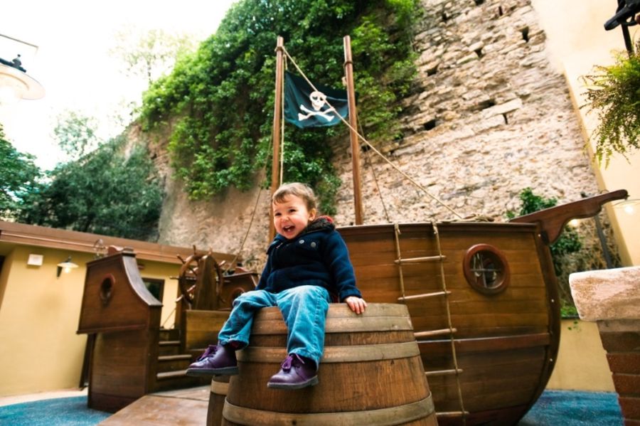 Il giardino dei Pirati al Grand Hotel Savoia - Vacanze a Genova con i bambini