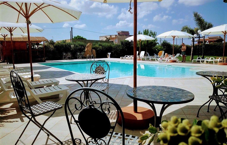 campsite with pool near Trapani