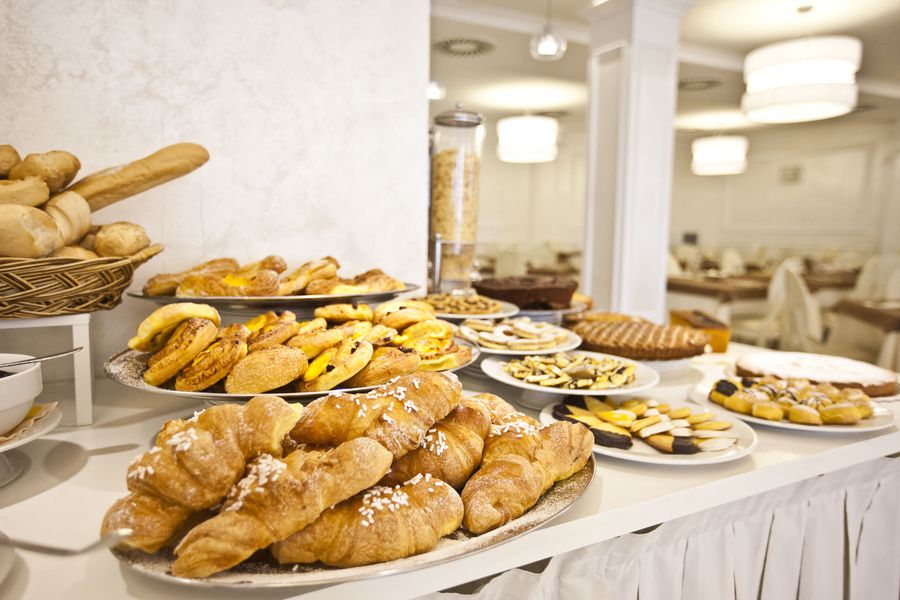 Dolci della colazione in Hotel