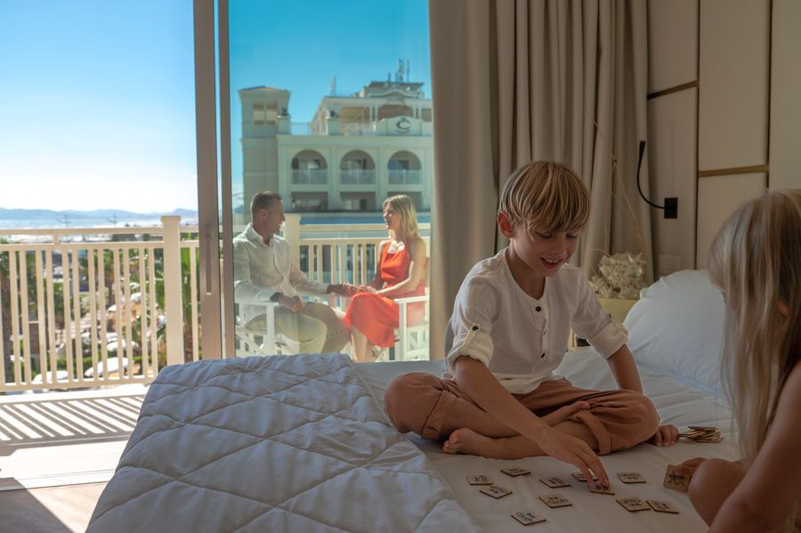 le suite del family hotel Corallo
