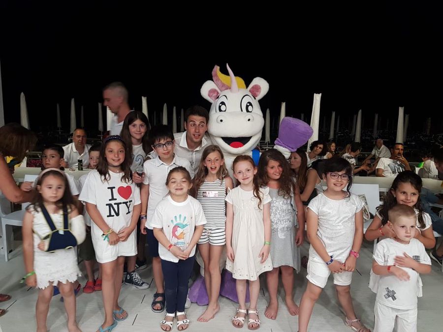 l'animazione per bambini del color Mokambo Design Hotel a Cesenatico