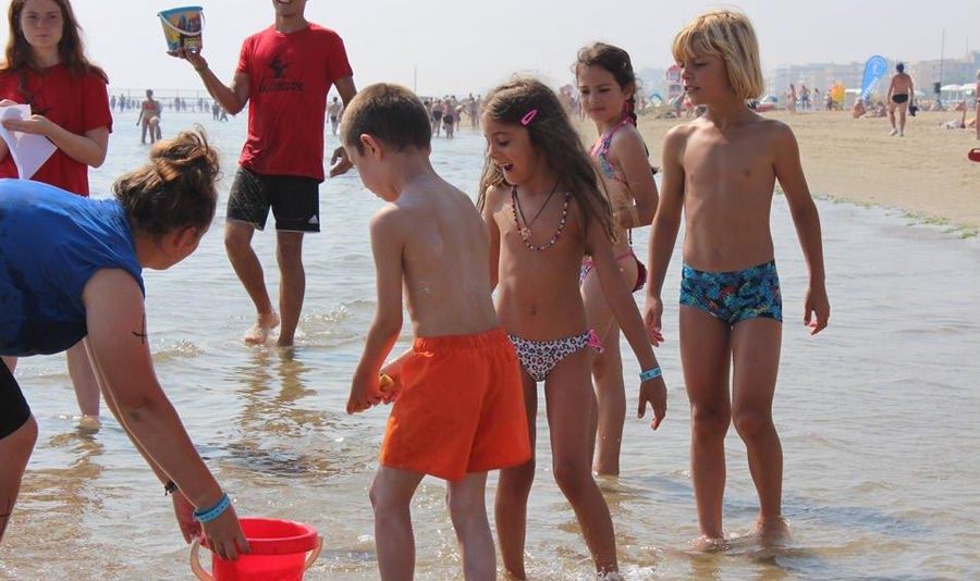 Animazione per bambini in spiaggia - Bellariva Family Hotel per famiglie