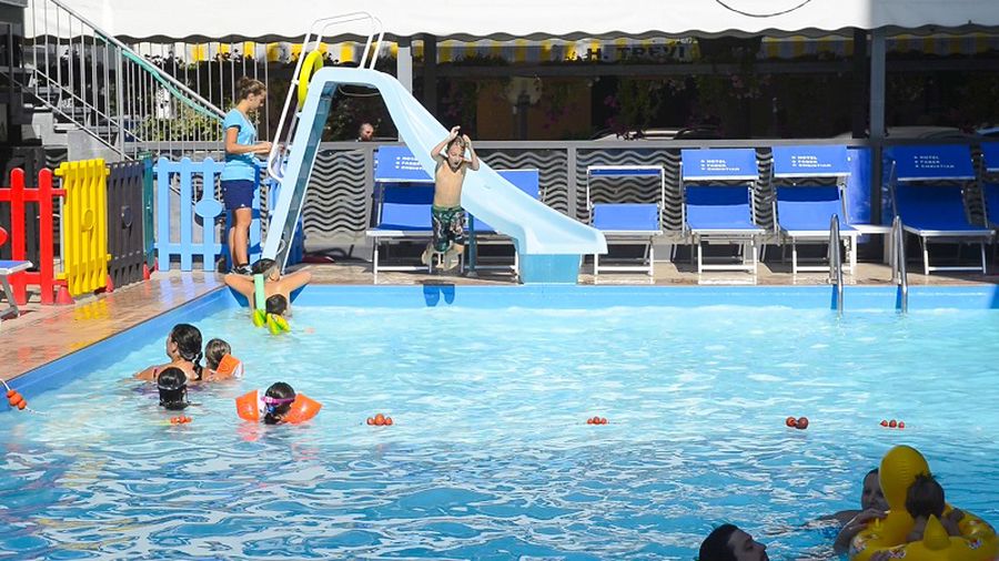 Hotel Christian,Rimini,piscina