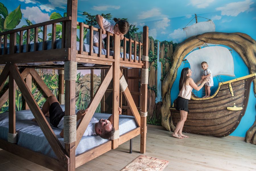 family hotel con camere a tema