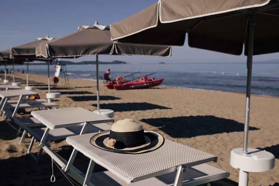 la spiaggia del punta ala