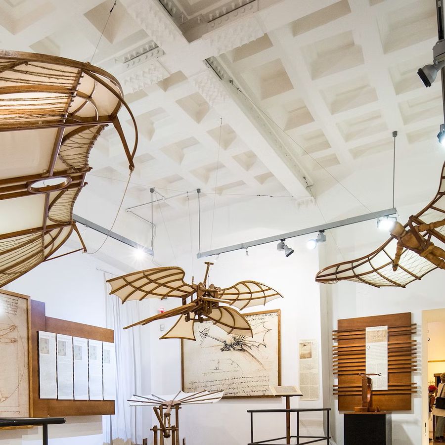 Macchine volanti museo Leonardo a Roma