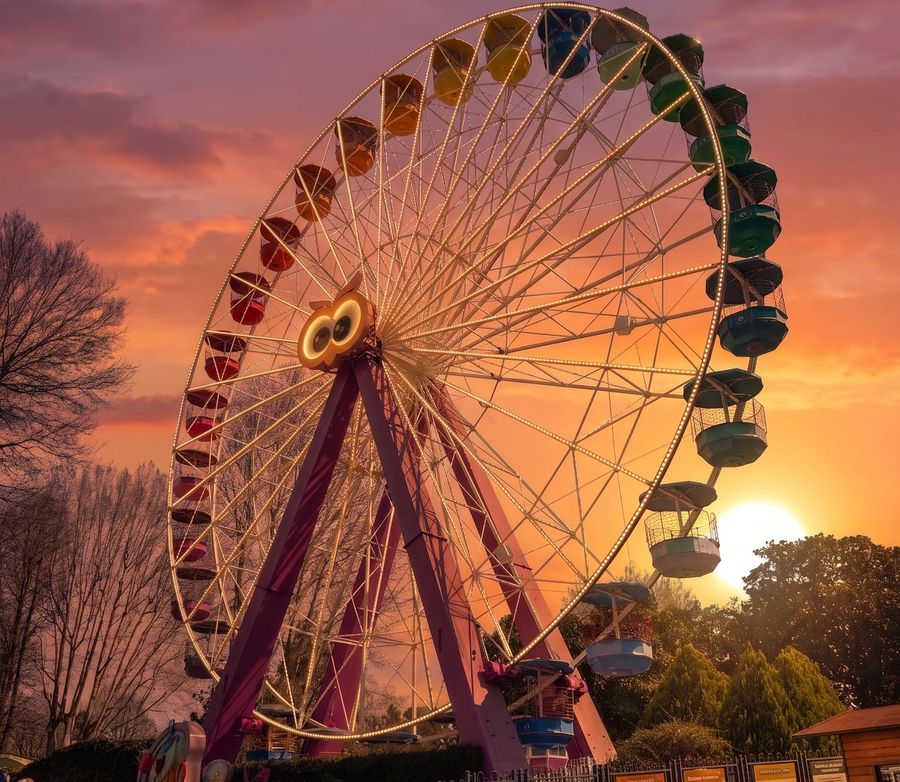 la ruota panoramica di luneur Roma