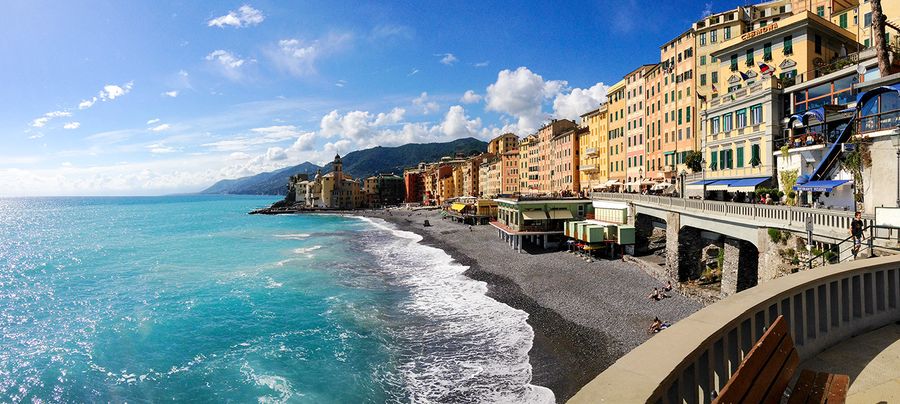 Camogli - spiaggia della Liguria con i bambini