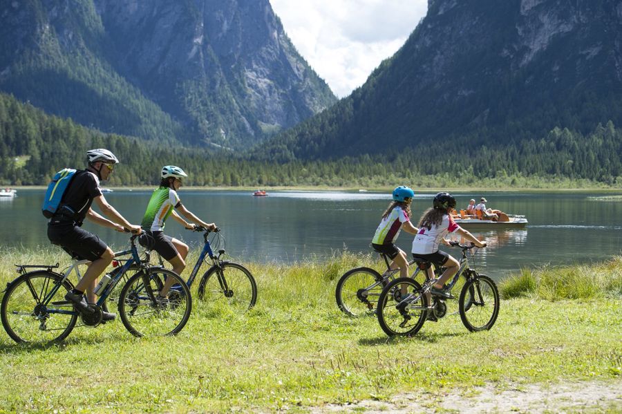 La ciclabile in Val Pusteria per famiglie con bambini foto di Grüner Thomas