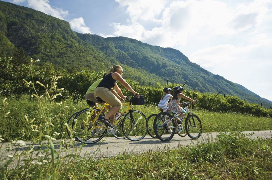 Pista ciclabile valsugana in  trentin
