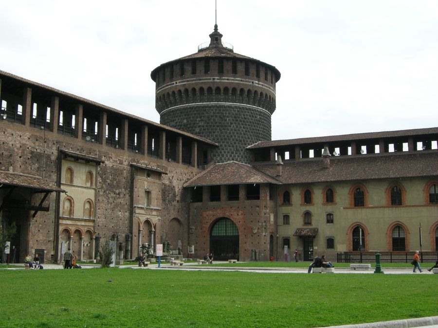 Castello Sforzesco a Milano con i bambini