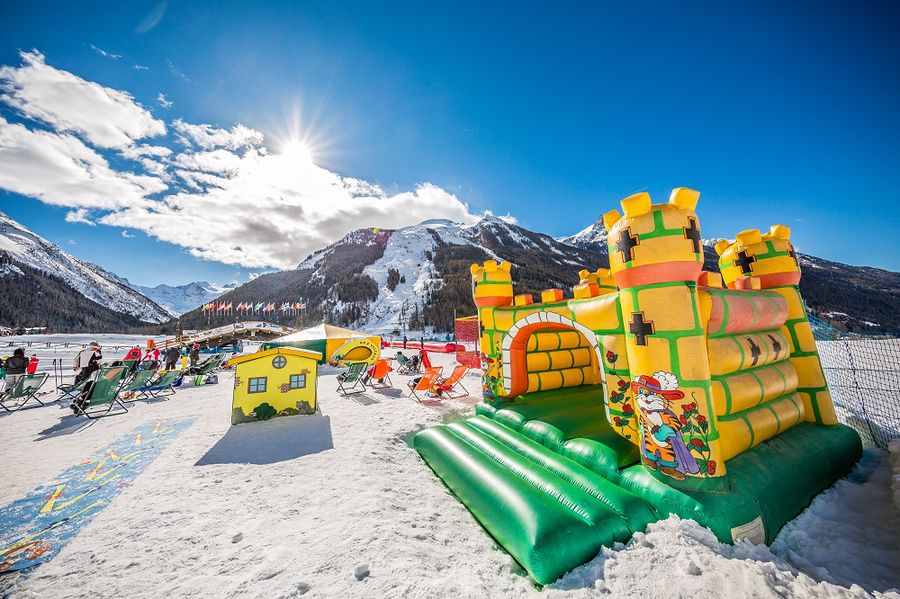 Snow park per bambini in Valle D