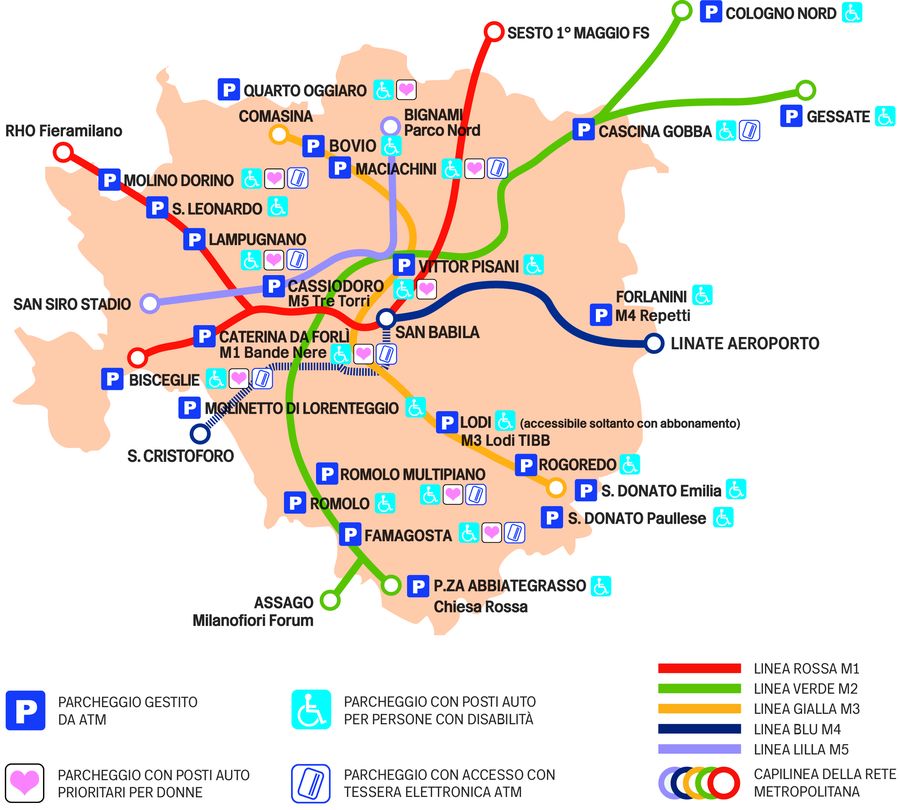 Dove posteggiare a  Milano