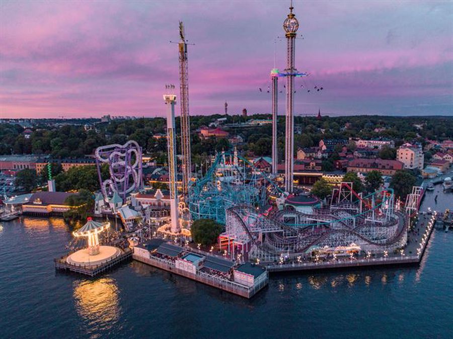 Gröna Lund il Parco divertimenti Stoccolma