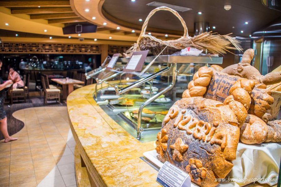 buffet e pizzeria della crociera  - vacanza con i bambini