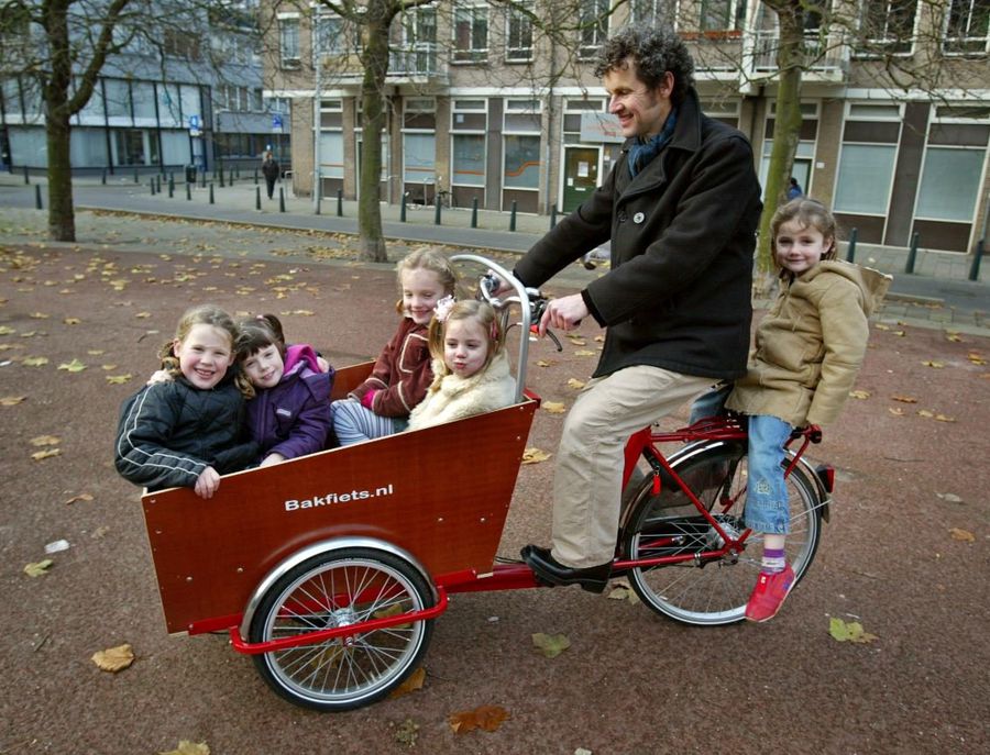 Bakfiets - Amsterdam in bici con i bambini