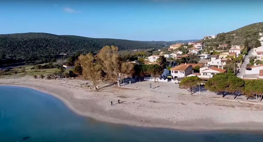 La spiaggia di Maladroxia in Sardegna