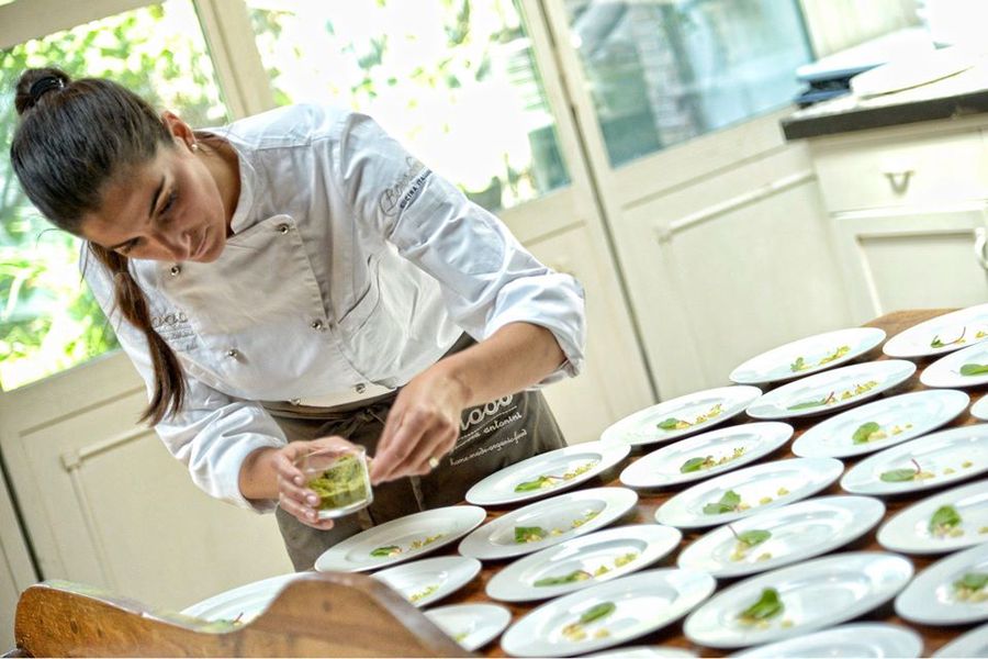 Goto dello staff al lavoro