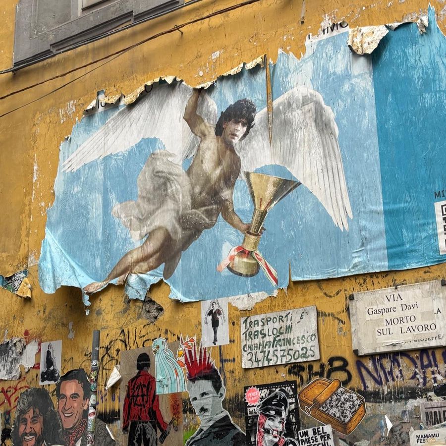 Naples Maradona Murals