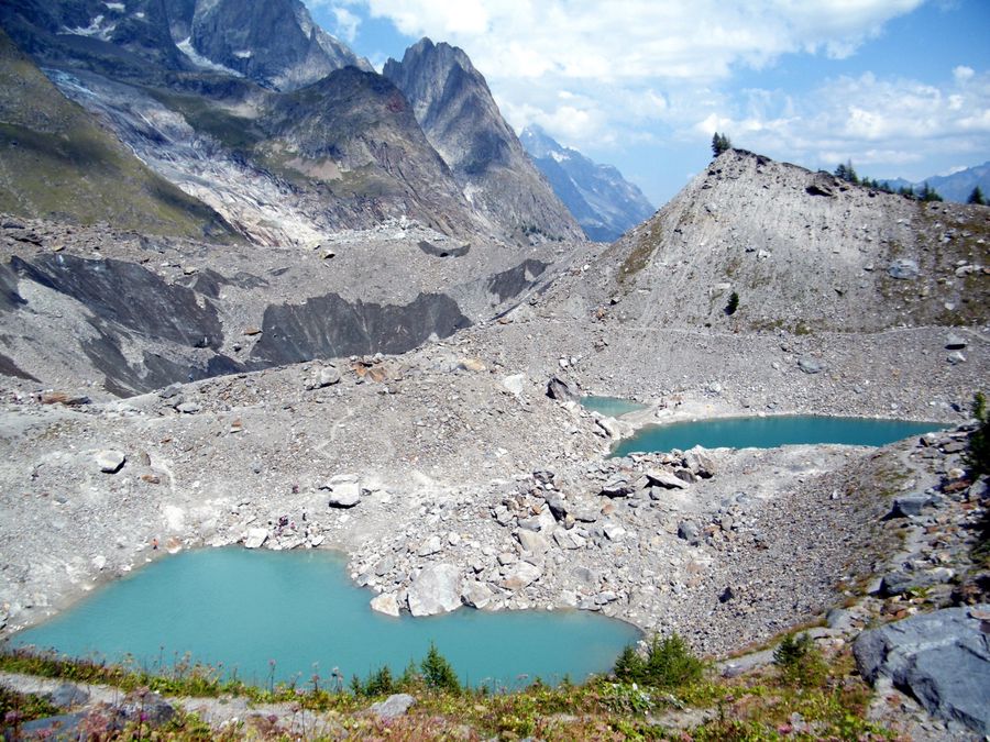 Il Lago del Miage in Valle d'Aosta