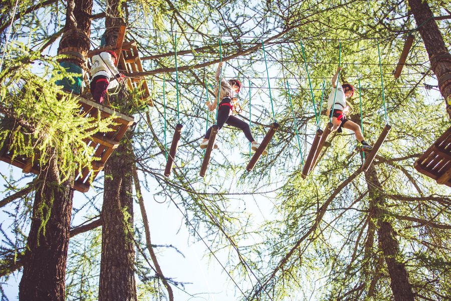I bambini al Larix Park