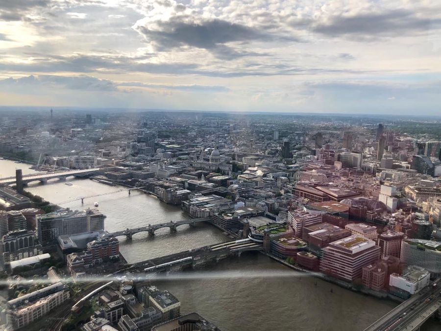 Vista dalla Shard di Londra