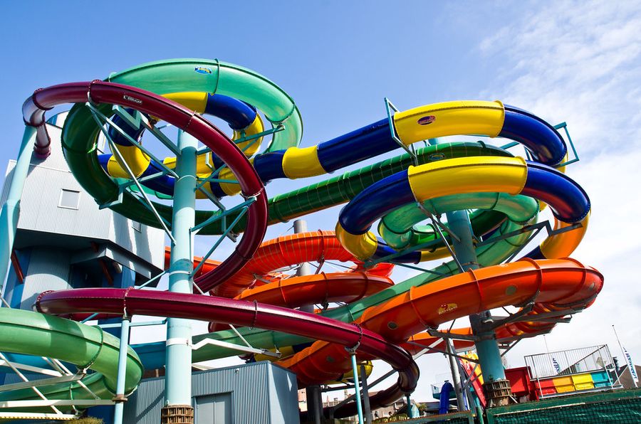 scivolo parco acquatico