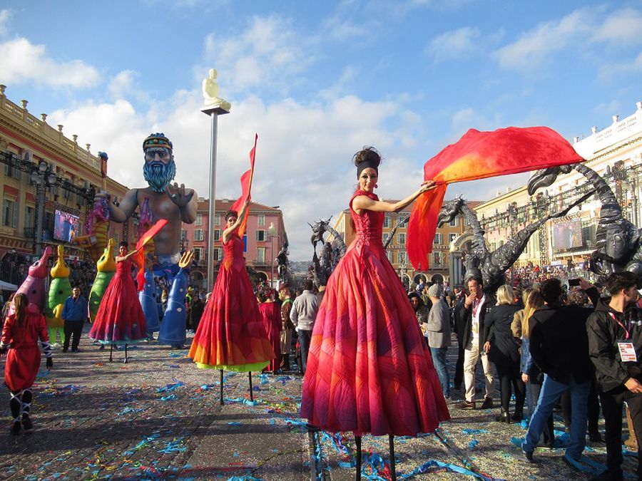 Nizza - carnevale con i bambini