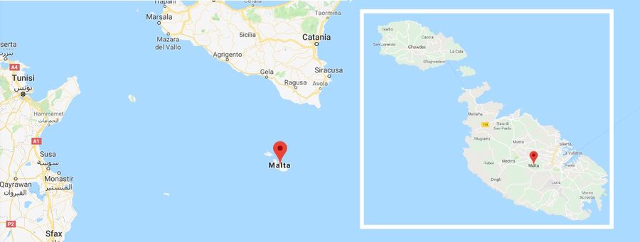 come arrivare in aereo a Malta