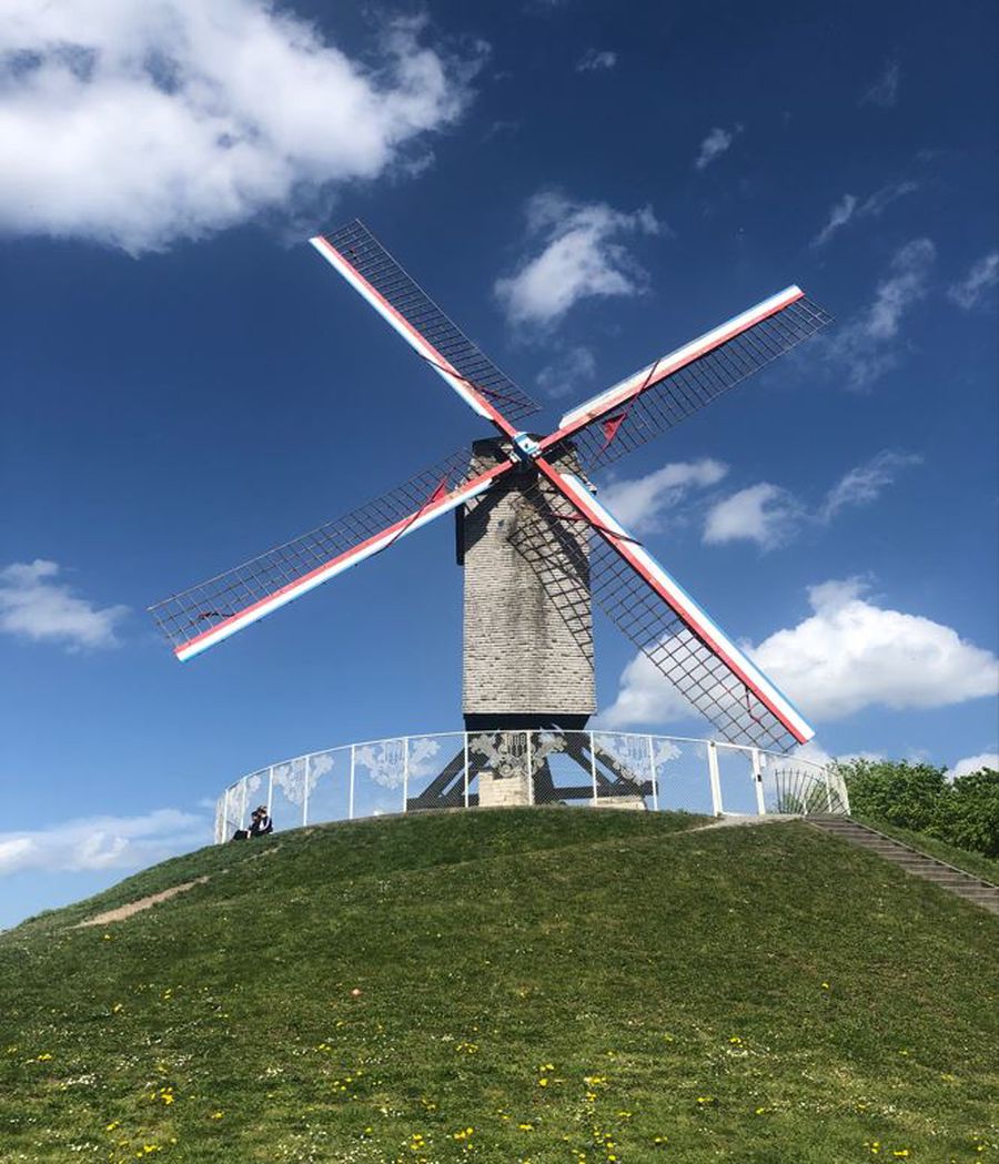 bruges mulini con i bambini