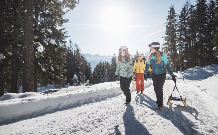 passeggiate nella neve plose