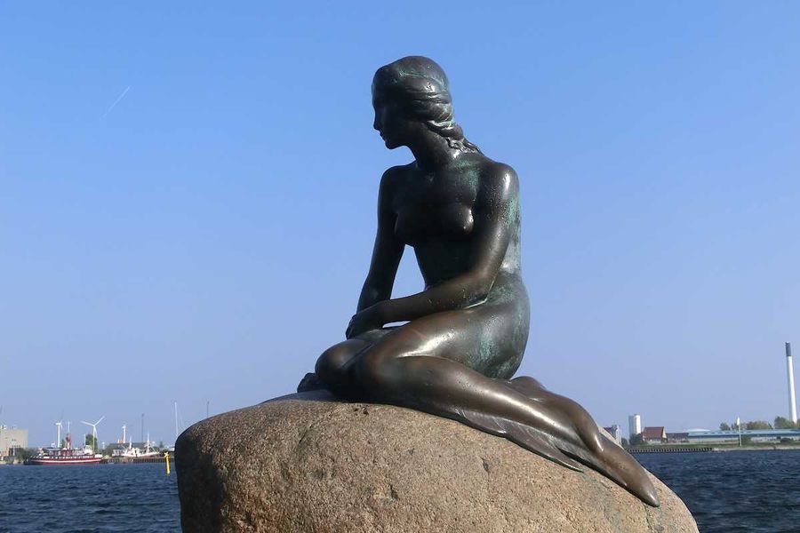 Copenaghen - Statua della Sirenetta - Danimarca