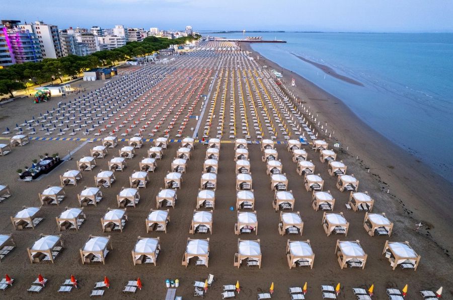 la spiaggia di lignano 