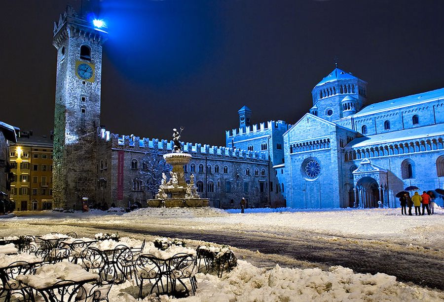 Trento piazza Duomo per le famiglie con bambini