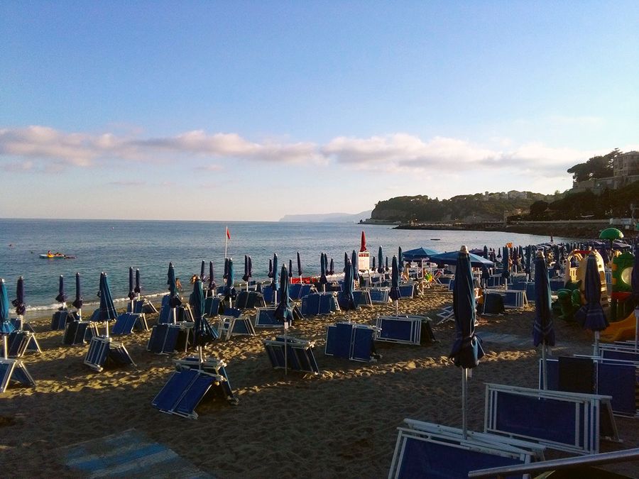 La spiaggia di Celle Ligure