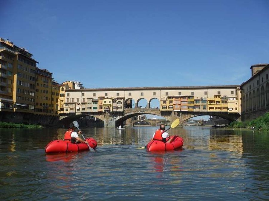 rafting on the Arno in Florence