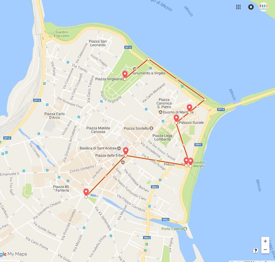 Tour di Mantova con i bambini