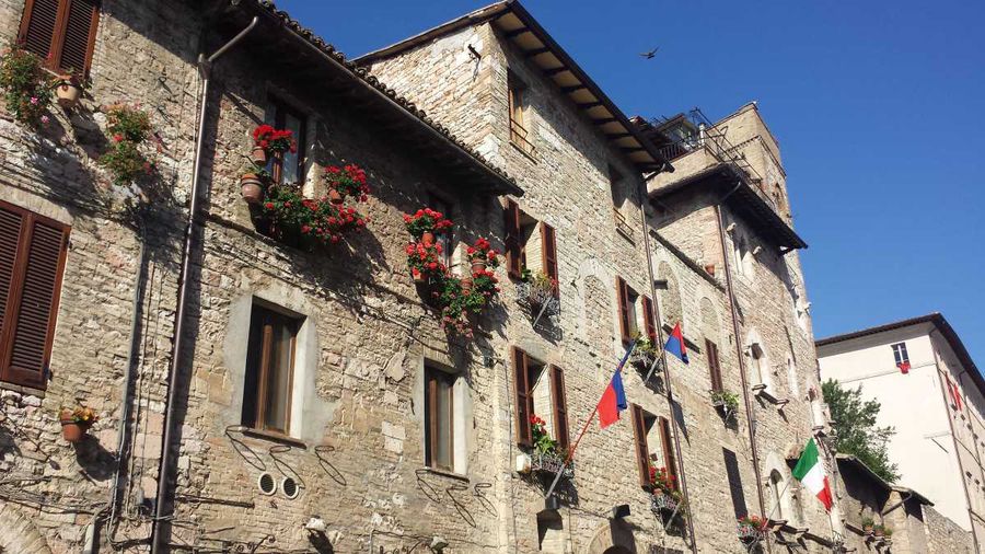 Assisi con la famiglia