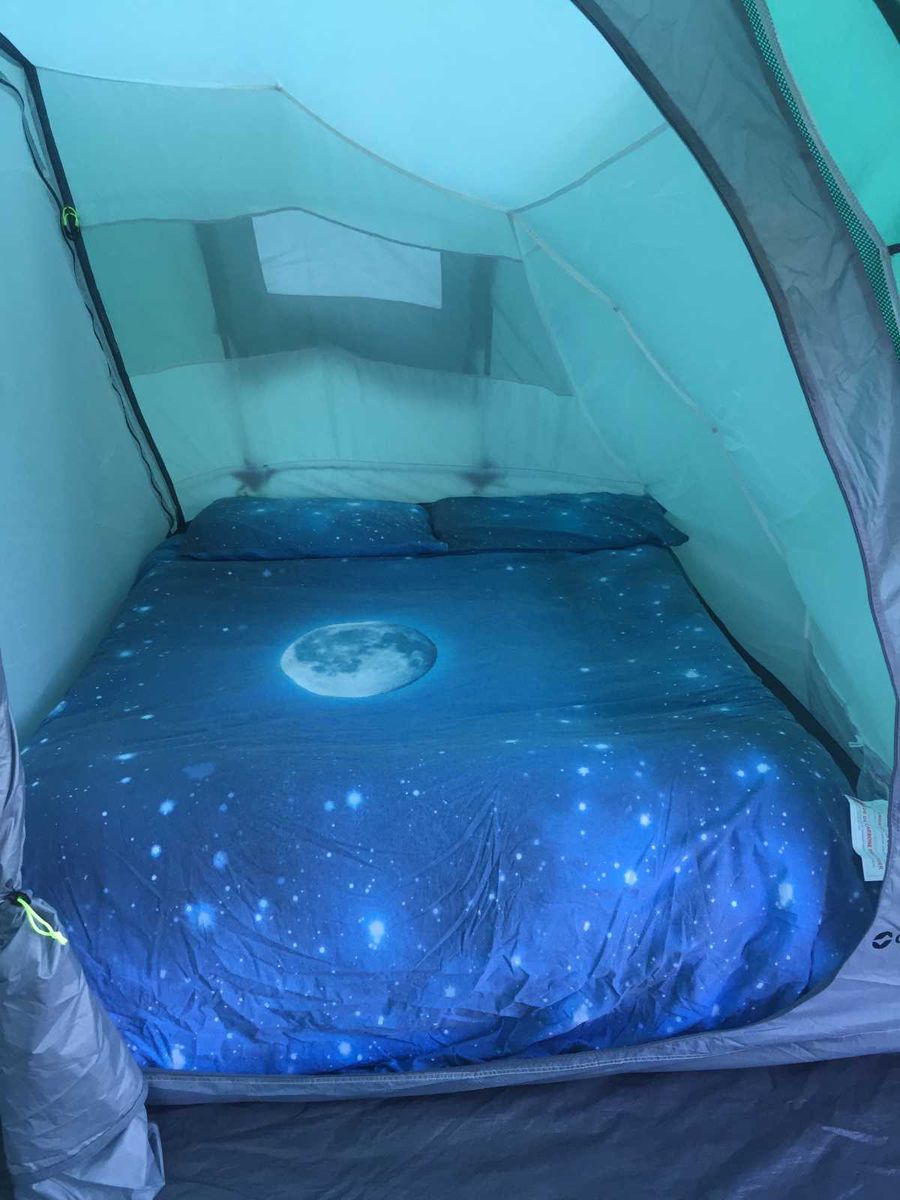 dormire in tenda con i bambini