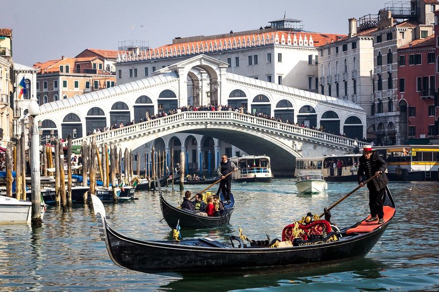 Grand Canal and gondolas