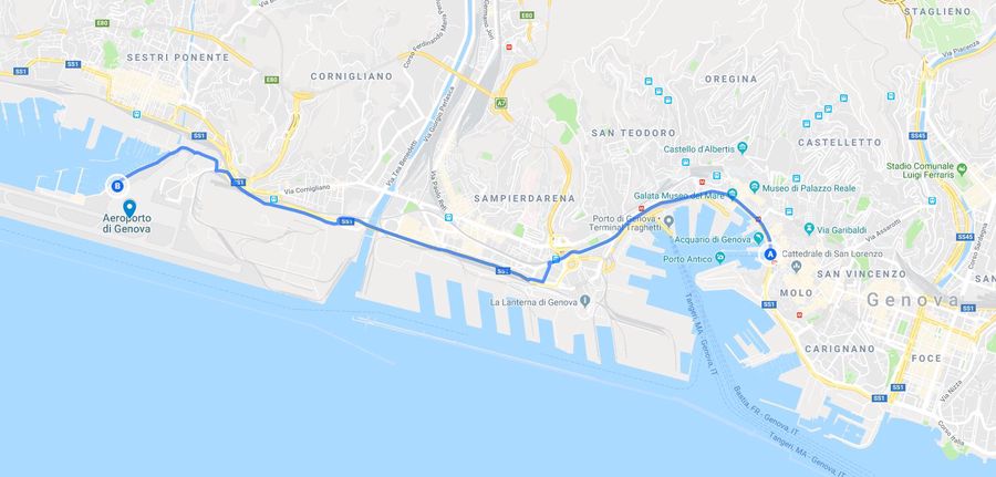 come arrivare all'aeroporto - Genova con i bambini
