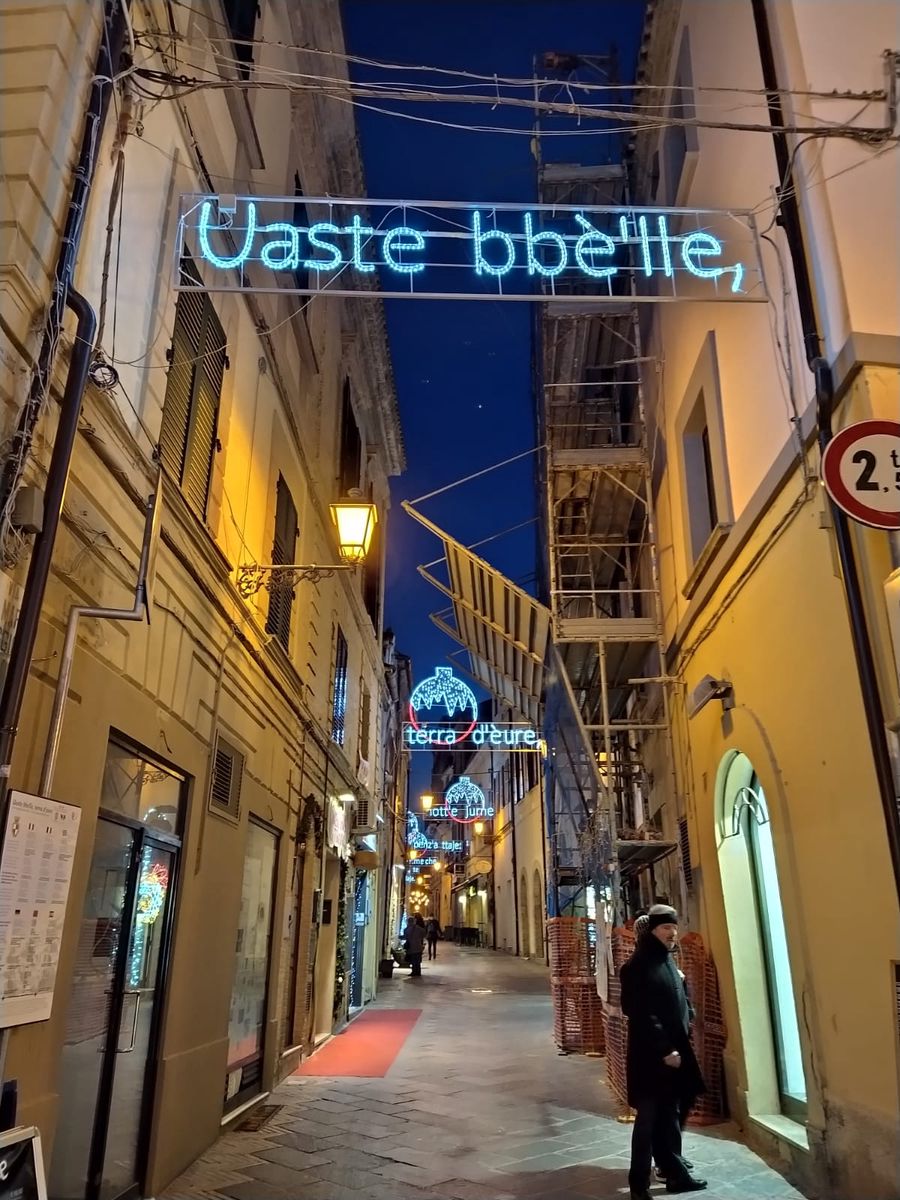 I vicoli del centro storico di Vasto