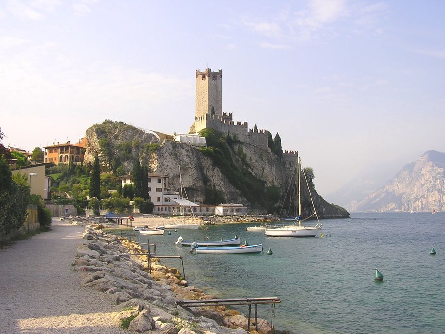 Castello di Malcesine sul lago di Garda 