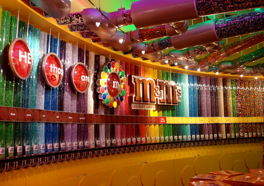  M & M's world dolci per bambini a Londra
