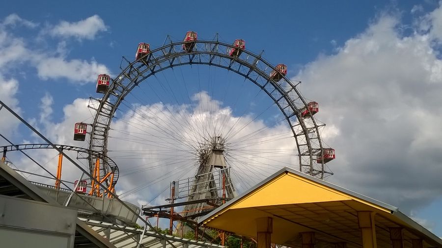 Ruota panoramica al Prater con le famiglie