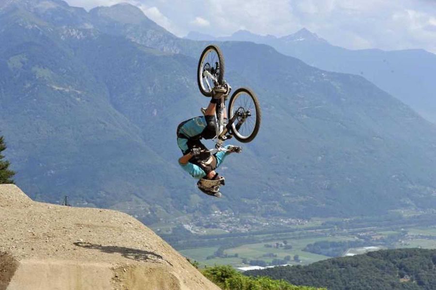 percorsi in bicicletta con bambini sul tjcino